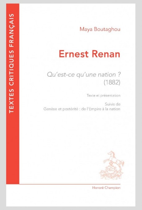 ERNEST RENAN, QU'EST-CE QU'UNE NATION ? (1882)