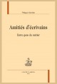 AMITIÉS D'ÉCRIVAINS