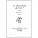 LE CHANSONNIER FRANCAIS U, TOME 2 ET DERNIER