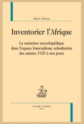 INVENTORIER L'AFRIQUE