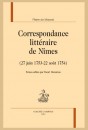 CORRESPONDANCE LITTÉRAIRE DE NÎMES (27 JUIN 1753 - 22 AOÛT 1754)