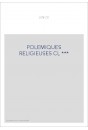 POLEMIQUES RELIGIEUSES CL ***