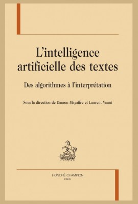 L'INTELLIGENCE ARTICIFIELLE DES TEXTES