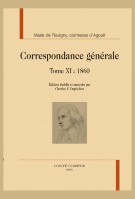 CORRESPONDANCE GÉNÉRALE, TOME XI : 1860