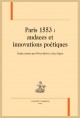 PARIS 1553 : AUDACES ET INNOVATIONS POÉTIQUES
