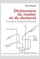 DICTIONNAIRE DU MASTER ET DU DOCTORAT