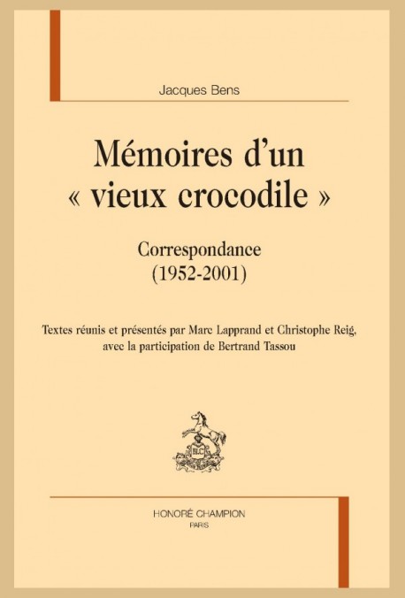 MÉMOIRES D'UN "VIEUX CROCODILE"
