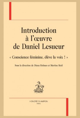 INTRODUCTION À L'OEUVRE DE DANIEL LESUEUR