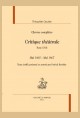 OEUVRES COMPLÈTES. SECTION VI. CRITIQUE THÉÂTRALE. TOME XVIII. MAI 1865 - MAI 1867