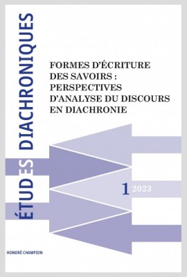 ÉTUDES DIACHRONIQUES N°1