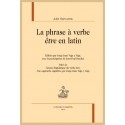 LA PHRASE À VERBE "ÊTRE" EN LATIN