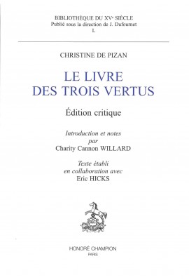 LE LIVRE DES TROIS VERTUS