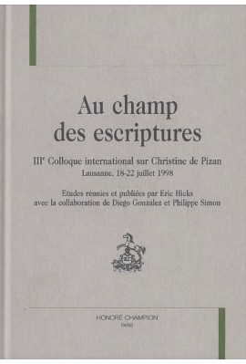 AU CHAMP DES ESCRIPTURES