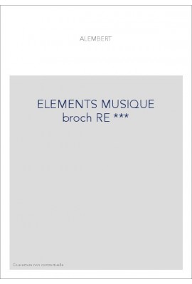 ELEMENTS MUSIQUE broch RE ***