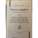 OEUVRES COMPLETES. TOME 1