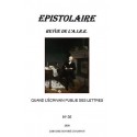 QUAND L'ECRIVAIN PUBLIE SES LETTRES