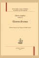 ŒUVRES COMPLÈTES III ET DERNIER : ŒUVRES DIVERSES