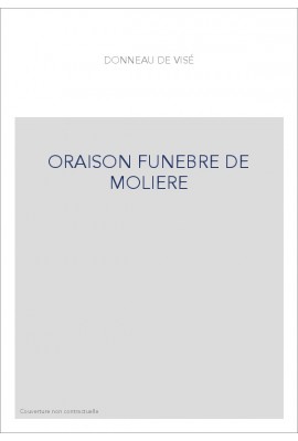 ORAISON FUNEBRE DE MOLIERE