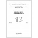 LE FRANÇAIS PRÉCLASSIQUE 16