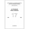 LE FRANÇAIS PRÉCLASSIQUE 17