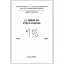 LE FRANÇAIS PRÉCLASSIQUE 18