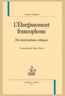 L'ÉLARGISSEMENT FRANCOPHONE