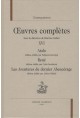 OEUVRES COMPLETES XVI. ATALA. RENE. LES AVENTURES DU  DERNIER ABENCERAGE