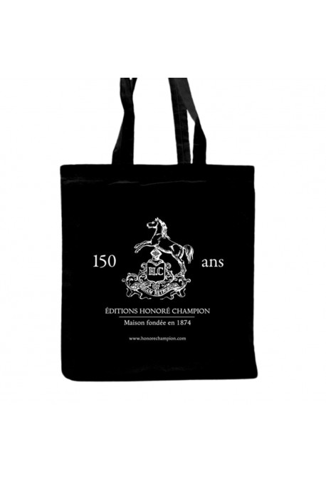 Sac Champion tissu noir spécial 150 ans. Série limitée