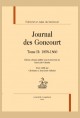 JOURNAL DES GONCOURT.  TOME II :  1858-1860
