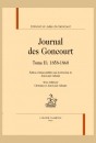 JOURNAL DES GONCOURT.  TOME II :  1858-1860
