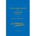 CORRESPONDANCE GÉNÉRALE DE LA BEAUMELLE (1726-1773). TOME XVIII, AOÛT 1772 - DÉCEMBRE 1778