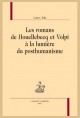 LES ROMANS DE HOUELLEBECQ ET VOLPI À LA LUMIÈRE DU POSTHUMANISME