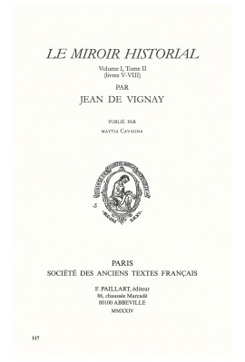 LE MIROIR HISTORIAL, TOME II  (LIVRES V-VIII)