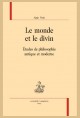 LE MONDE ET LE DIVIN