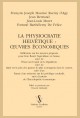 LA PHYSIOCRATIE HELVÉTIQUE : ŒUVRES ÉCONOMIQUES