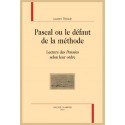 PASCAL OU LE DÉFAUT DE LA MÉTHODE