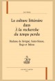 LA CULTURE LITTÉRAIRE DANS "À LA RECHERCHE DU TEMPS PERDU"