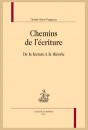 CHEMINS DE L'ÉCRITURE