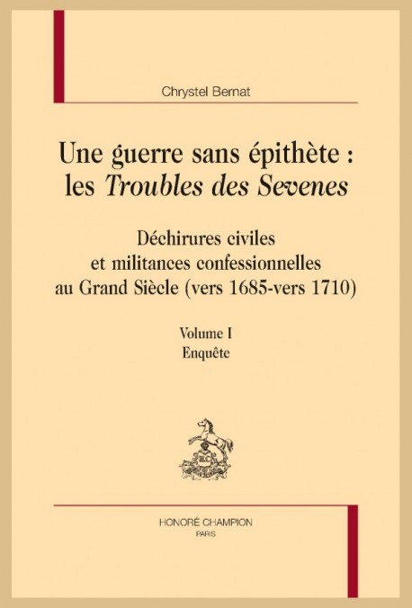 UNE GUERRE SANS ÉPITHÈTE : LES "TROUBLES DES SEVENES"