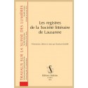 LES REGISTRES DE LA SOCIÉTÉ LITTERAIRE DE LAUSANNE