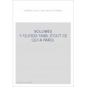 VOLUMES 1-12.(1832-1848). (TOUT CE QUI A PARU).