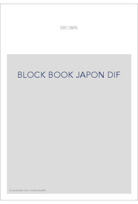 BLOCK BOOK JAPON DIF