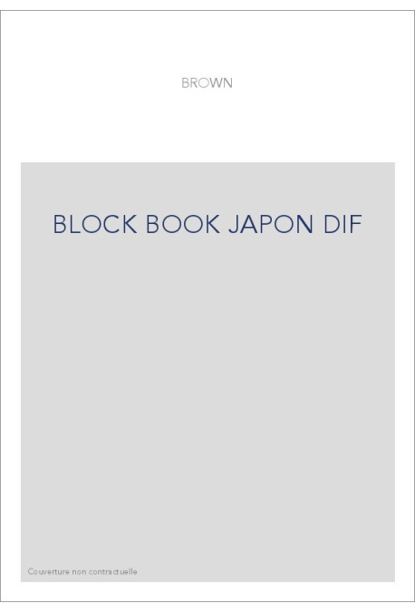 BLOCK BOOK JAPON DIF