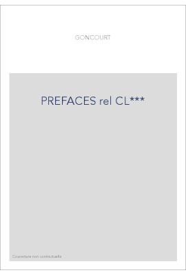PREFACES rel CL***