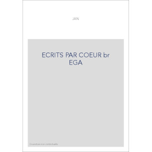 ECRITS PAR COEUR br EGA
