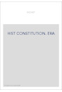 HIST CONSTITUTION. ERA