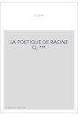 LA POETIQUE DE RACINE CL ***
