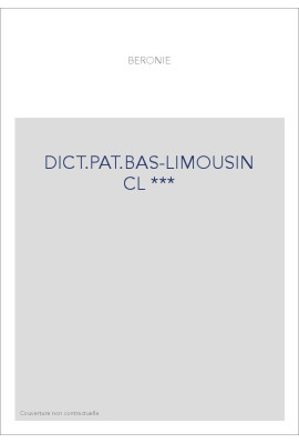 DICT.PAT.BAS-LIMOUSIN CL ***