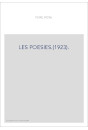 LES POESIES.(1923).