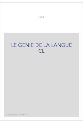 LE GENIE DE LA LANGUE CL